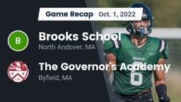 Recap: Brooks School vs. The Governor's Academy  2022