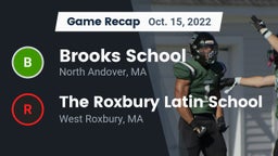 Recap: Brooks School vs. The Roxbury Latin School 2022