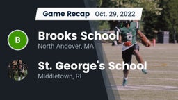 Recap: Brooks School vs. St. George's School 2022