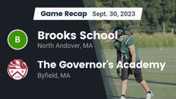 Recap: Brooks School vs. The Governor's Academy 2023