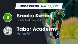 Recap: Brooks School vs. Tabor Academy 2023