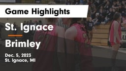 St. Ignace  vs Brimley  Game Highlights - Dec. 5, 2023