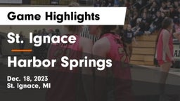 St. Ignace  vs Harbor Springs  Game Highlights - Dec. 18, 2023