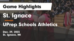 St. Ignace  vs UPrep Schools Athletics Game Highlights - Dec. 29, 2023
