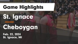 St. Ignace  vs Cheboygan  Game Highlights - Feb. 22, 2024