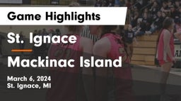 St. Ignace  vs Mackinac Island Game Highlights - March 6, 2024