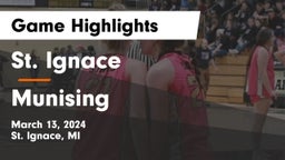St. Ignace  vs Munising  Game Highlights - March 13, 2024
