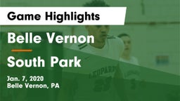 Belle Vernon  vs South Park  Game Highlights - Jan. 7, 2020