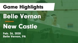 Belle Vernon  vs New Castle  Game Highlights - Feb. 26, 2020