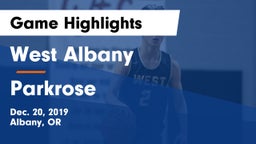 West Albany  vs Parkrose  Game Highlights - Dec. 20, 2019