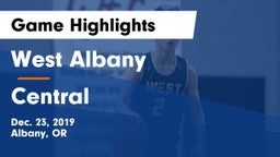 West Albany  vs Central  Game Highlights - Dec. 23, 2019