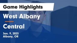 West Albany  vs Central  Game Highlights - Jan. 9, 2023