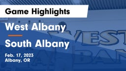 West Albany  vs South Albany  Game Highlights - Feb. 17, 2023