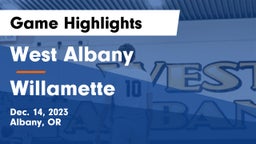 West Albany  vs Willamette  Game Highlights - Dec. 14, 2023