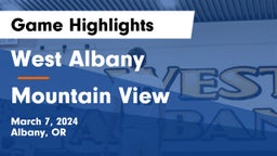 West Albany  vs Mountain View  Game Highlights - March 7, 2024