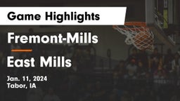 Fremont-Mills  vs East Mills  Game Highlights - Jan. 11, 2024