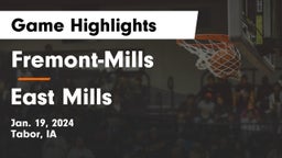 Fremont-Mills  vs East Mills  Game Highlights - Jan. 19, 2024