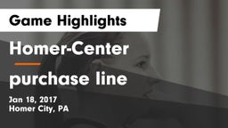 Homer-Center  vs purchase line Game Highlights - Jan 18, 2017