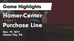 Homer-Center  vs Purchase Line  Game Highlights - Dec. 19, 2017