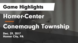 Homer-Center  vs Conemaugh Township  Game Highlights - Dec. 29, 2017