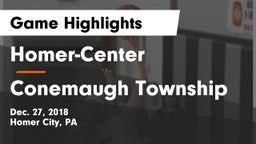Homer-Center  vs Conemaugh Township  Game Highlights - Dec. 27, 2018
