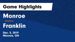 Monroe  vs Franklin  Game Highlights - Dec. 5, 2019