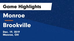 Monroe  vs Brookville  Game Highlights - Dec. 19, 2019