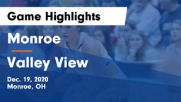 Monroe  vs Valley View  Game Highlights - Dec. 19, 2020