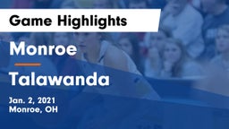 Monroe  vs Talawanda  Game Highlights - Jan. 2, 2021