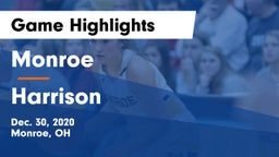 Monroe  vs Harrison  Game Highlights - Dec. 30, 2020