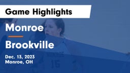 Monroe  vs Brookville  Game Highlights - Dec. 13, 2023