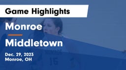 Monroe  vs Middletown  Game Highlights - Dec. 29, 2023