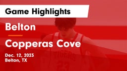 Belton  vs Copperas Cove  Game Highlights - Dec. 12, 2023