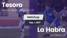 Matchup: Tesoro  vs. La Habra  2017
