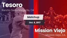 Matchup: Tesoro  vs. Mission Viejo  2017