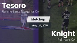 Matchup: Tesoro  vs. Knight  2018