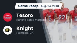 Recap: Tesoro  vs. Knight  2018