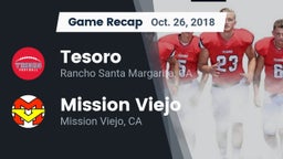 Recap: Tesoro  vs. Mission Viejo  2018