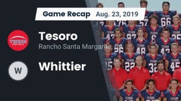 Recap: Tesoro  vs. Whittier 2019