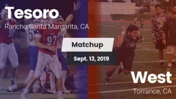 Matchup: Tesoro  vs. West  2019