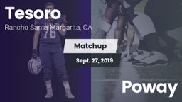 Matchup: Tesoro  vs. Poway 2019