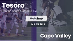 Matchup: Tesoro  vs. Capo Valley 2019