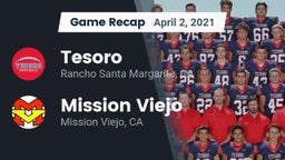 Recap: Tesoro  vs. Mission Viejo  2021