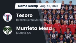 Recap: Tesoro  vs. Murrieta Mesa  2023