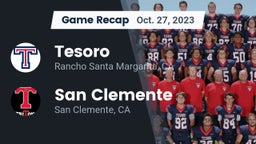 Recap: Tesoro  vs. San Clemente  2023