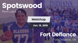 Matchup: Spotswood High vs. Fort Defiance  2016