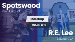 Matchup: Spotswood High vs. R.E. Lee  2016