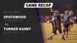 Recap: Spotswood  vs. Turner Ashby  2016