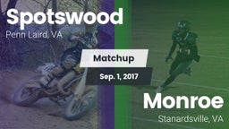 Matchup: Spotswood High vs. Monroe  2017