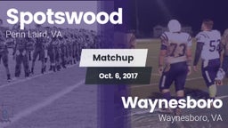 Matchup: Spotswood High vs. Waynesboro  2017